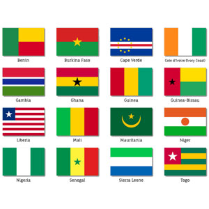 west-africa-flags
