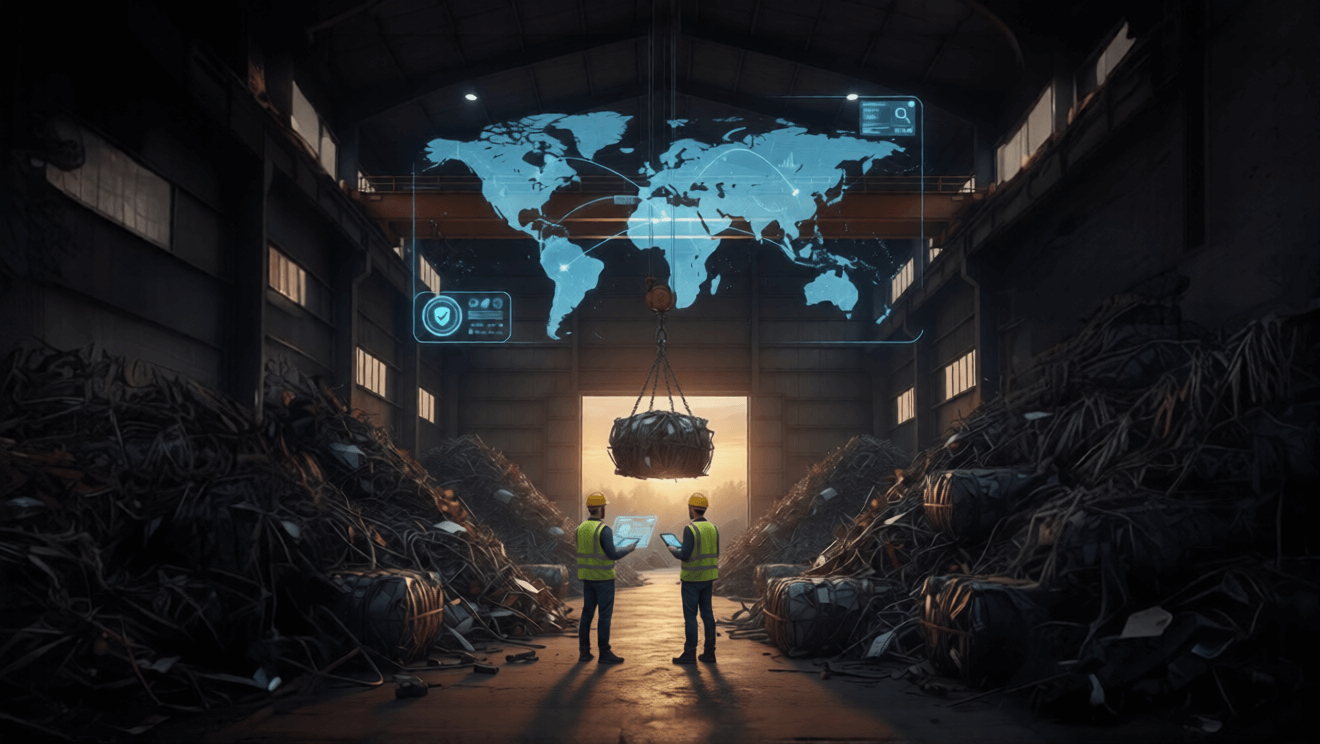 Ferrous metal scrap inspection