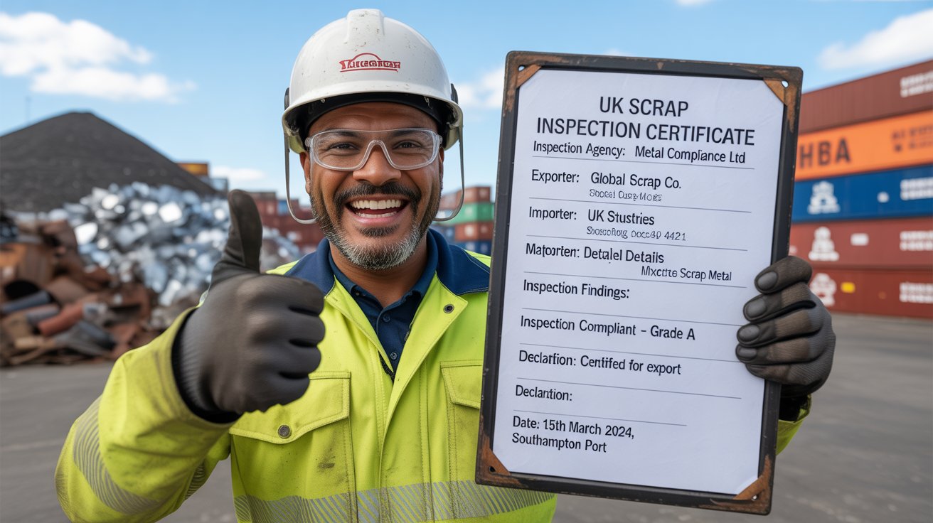 Scrap Inspection Certificate