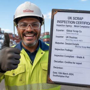 Scrap Inspection Certificate